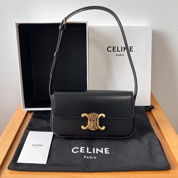 Celine Triomphe Teen Shoulder Bag - Picture 1 of 9
